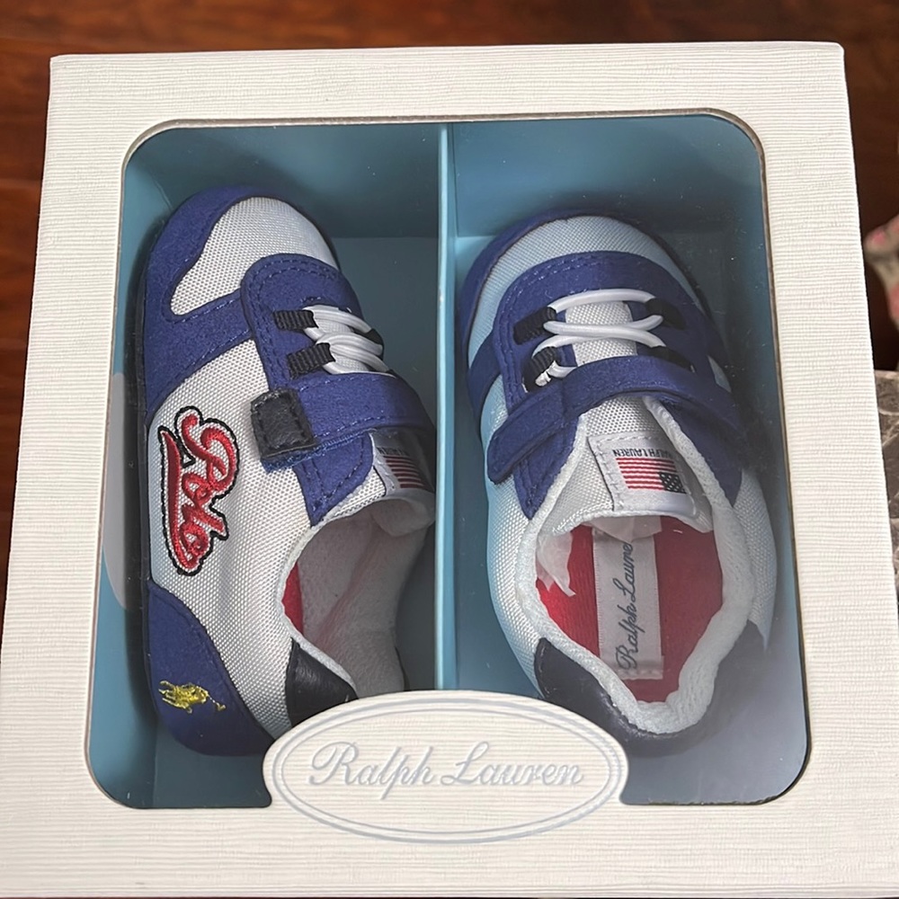 Ralph Lauren polo Baby shoes size 4